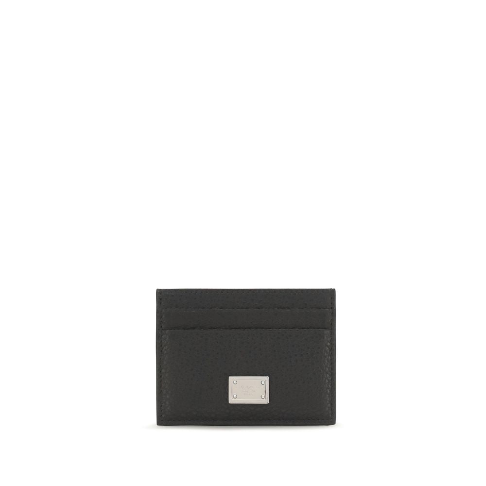 Dolce & Gabbana Black Calf Leather Bos Taurus Wallet