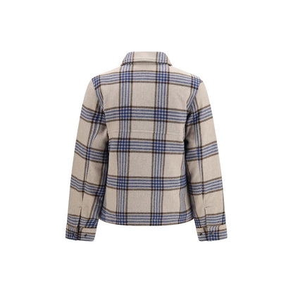 Woolrich Beige Wool Oves Aries Shell Jacket