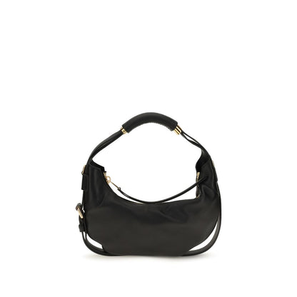 Moschino Black Calf Leather Bos Taurus Handbag