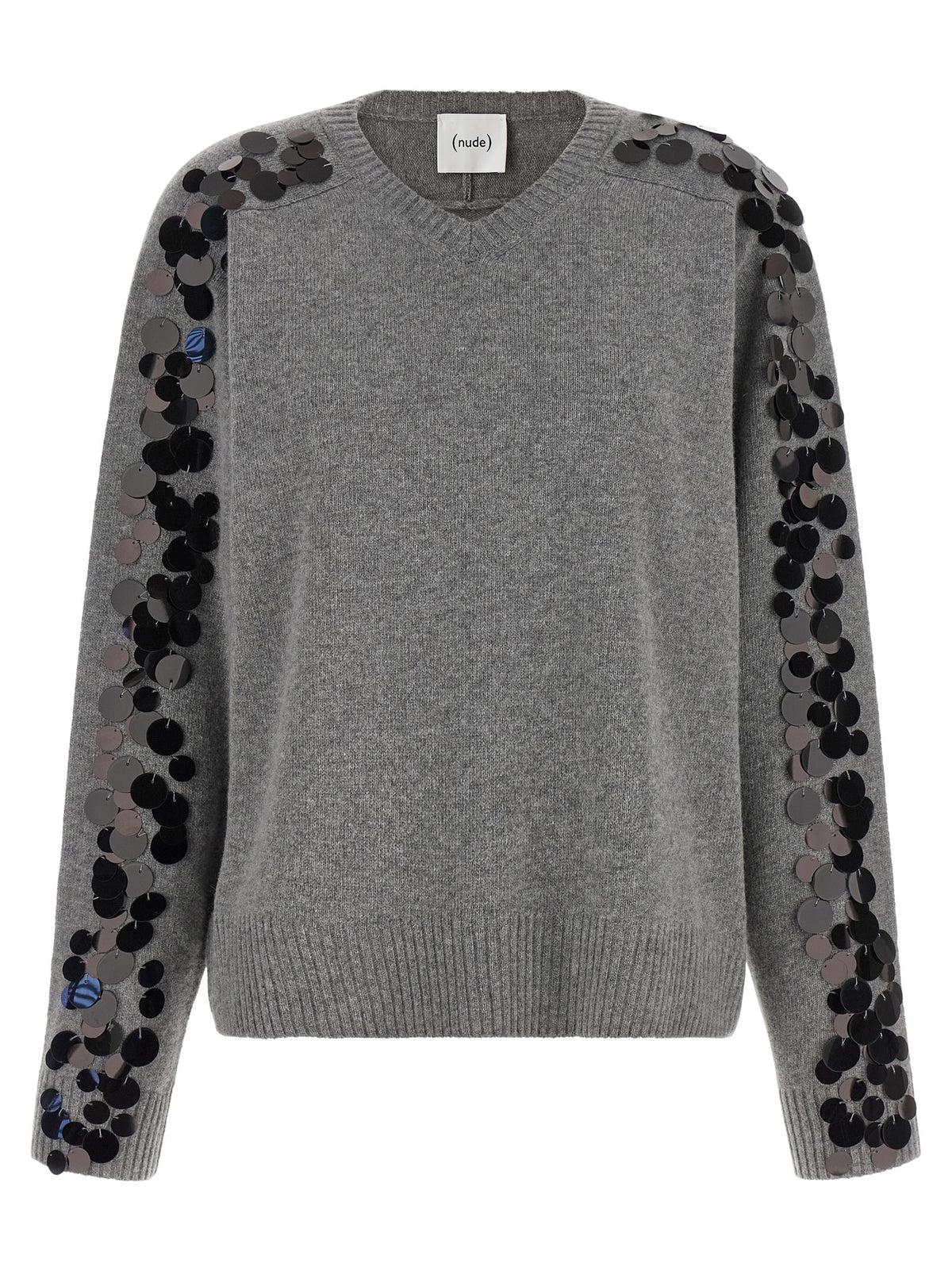 NUDE Gray Wool Cardigan