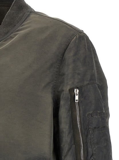 DRKSHDW Gray Nylon Bomber