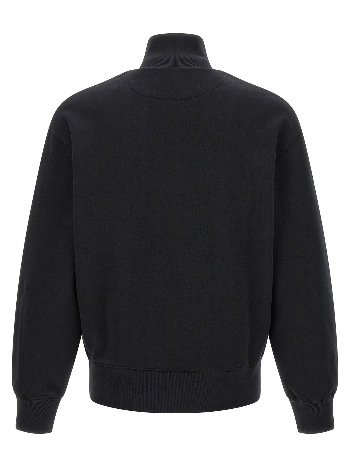 Maison Kitsuné Black Organic Cotton Sweatshirt