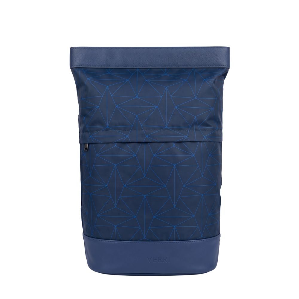Verri Blue Polyurethane Men's Backpack