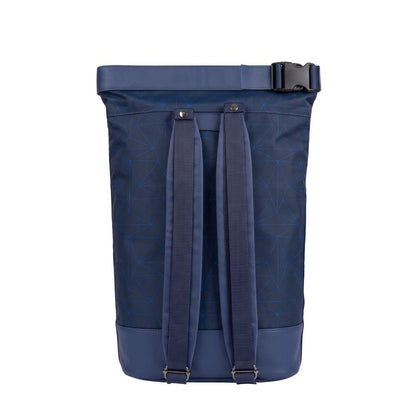 Verri Blue Polyurethane Men's Backpack