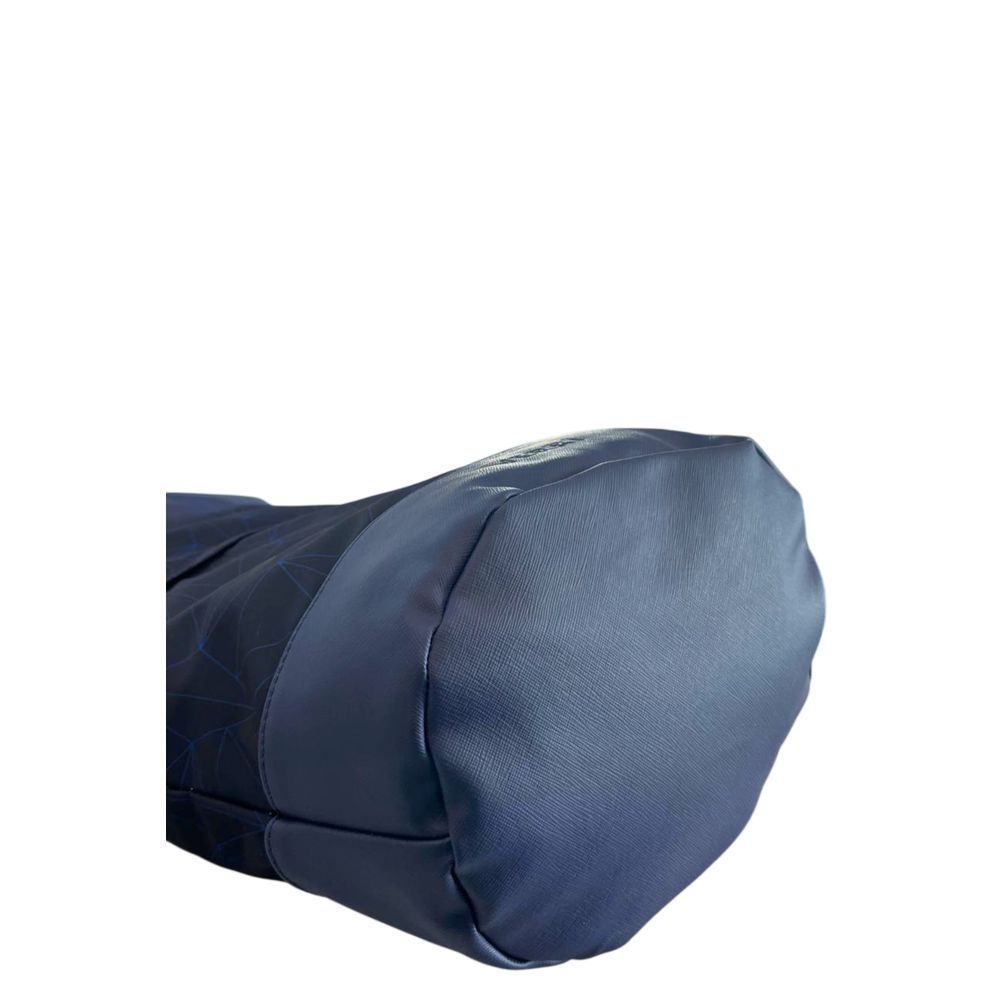 Verri Blue Polyurethane Men's Backpack