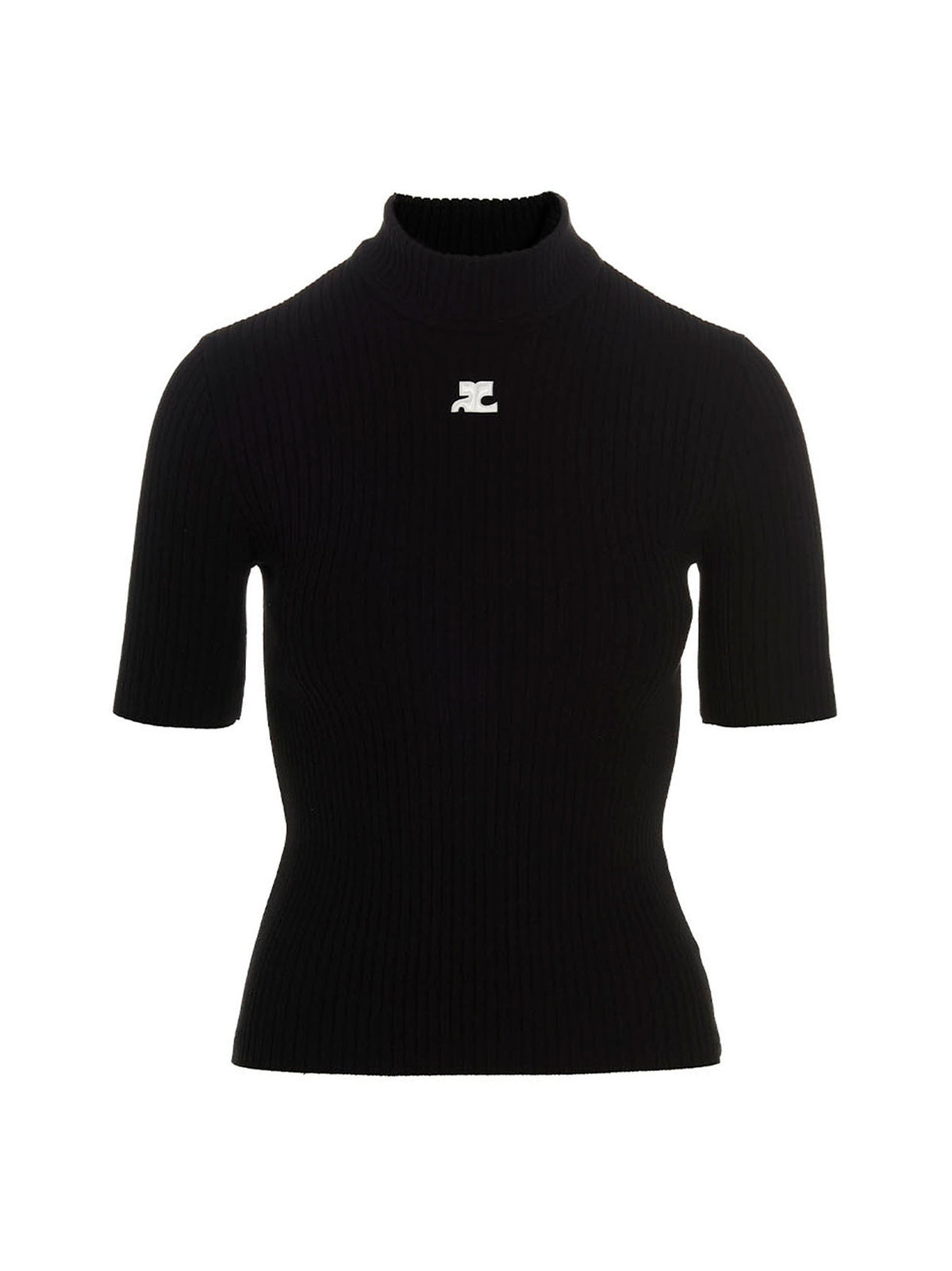 Courrèges Bicolor Viscose Cardigan