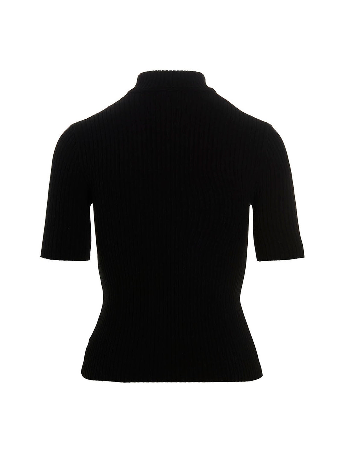 Courrèges Bicolor Viscose Cardigan