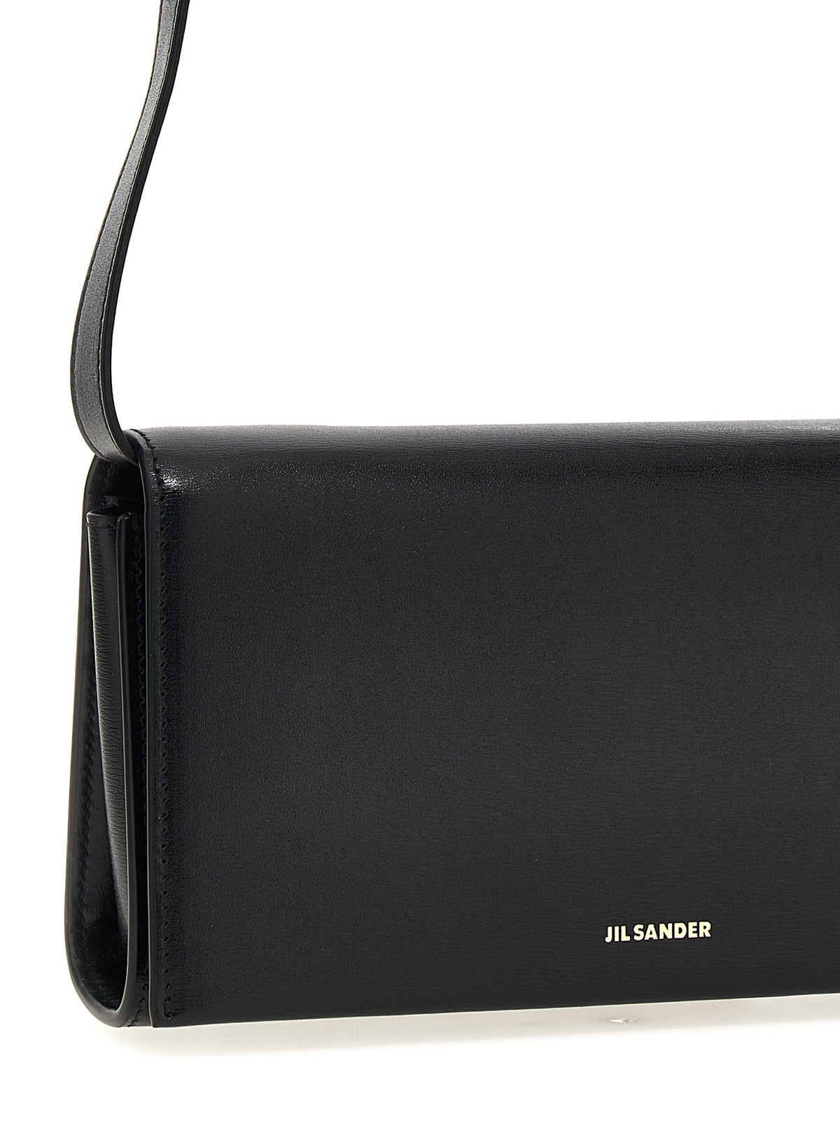 Jil Sander Black Leather Crossbody Bag