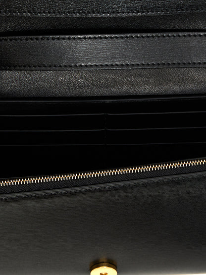 Jil Sander Black Leather Crossbody Bag