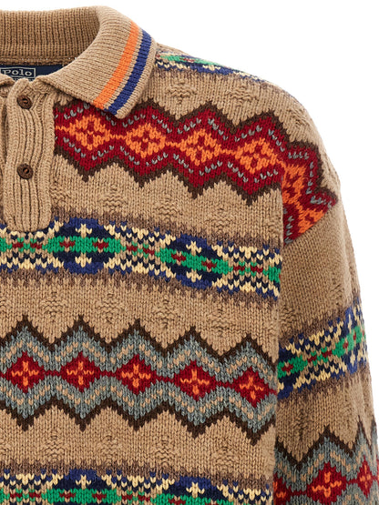 Polo Ralph Lauren Multicolor Wool Cardigan