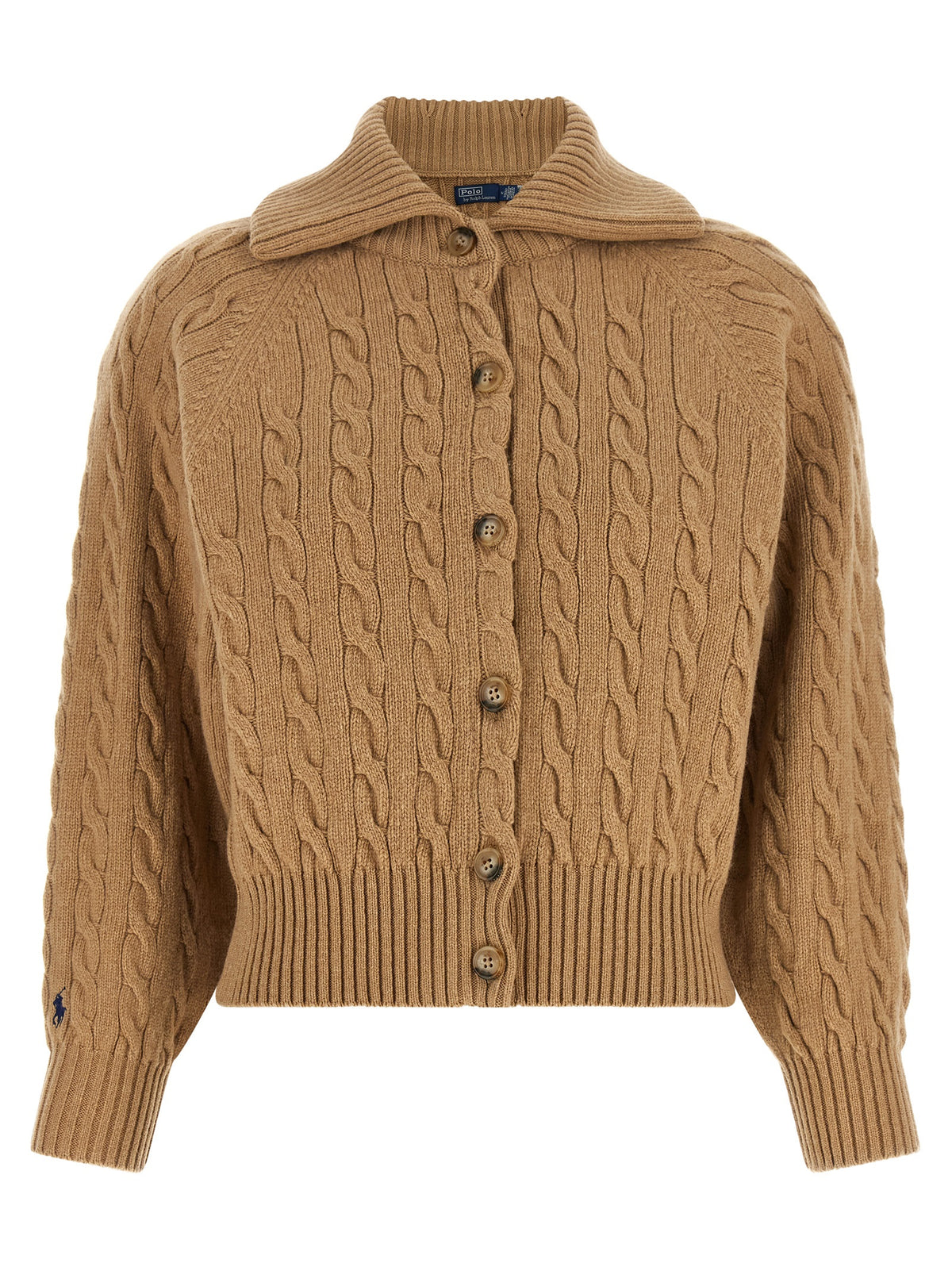 Polo Ralph Lauren Brown Wool Cardigan