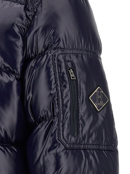 Herno Blue Polyamide Full-Length Jacket