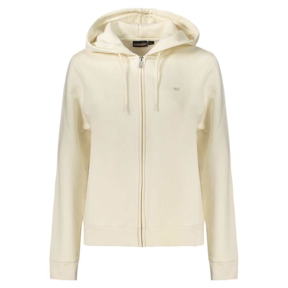 Napapijri White Cotton Women's Hoodie