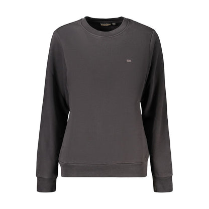 Napapijri Black Cotton Sweatshirt