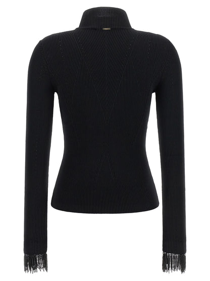 Twinset Black Viscose Cardigan