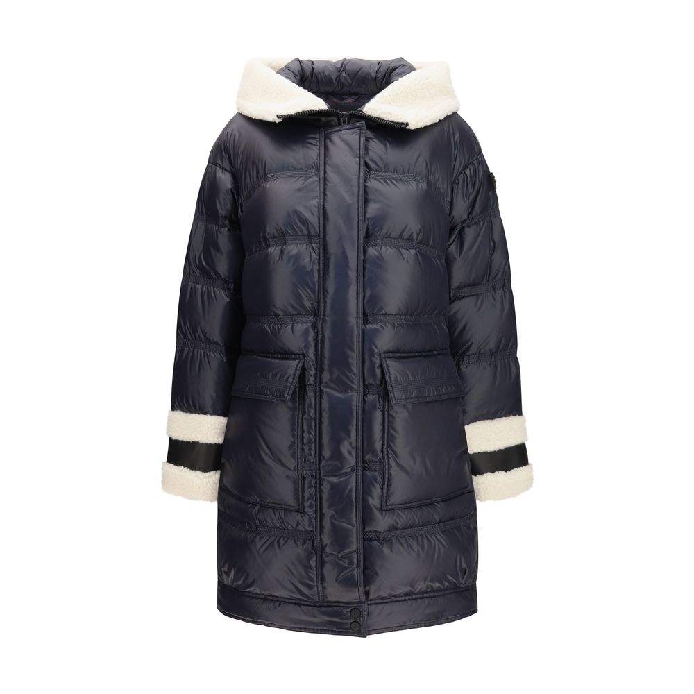 Peuterey Blue Polyamide Full-Length Jacket