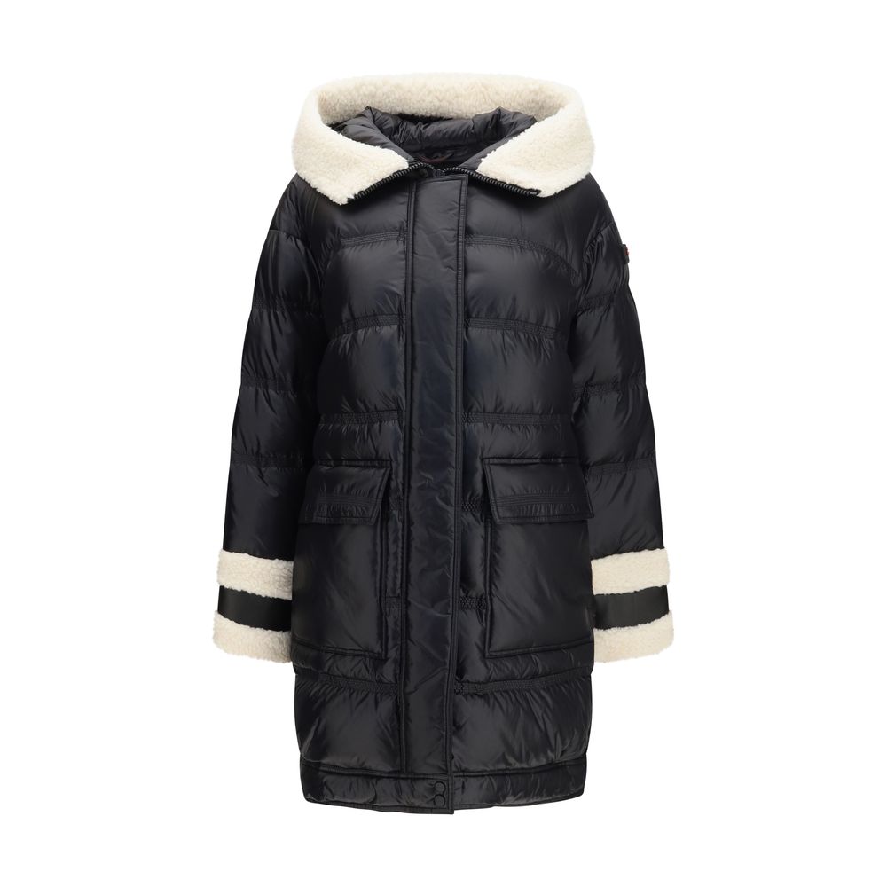 Peuterey Black Polyamide Full-Length Jacket
