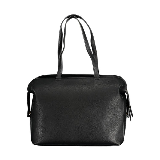 Mario Valentino Black Polyurethane Women's Bag