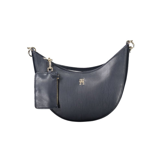 Дамска чанта Tommy Hilfiger, синя, полиетиленова
