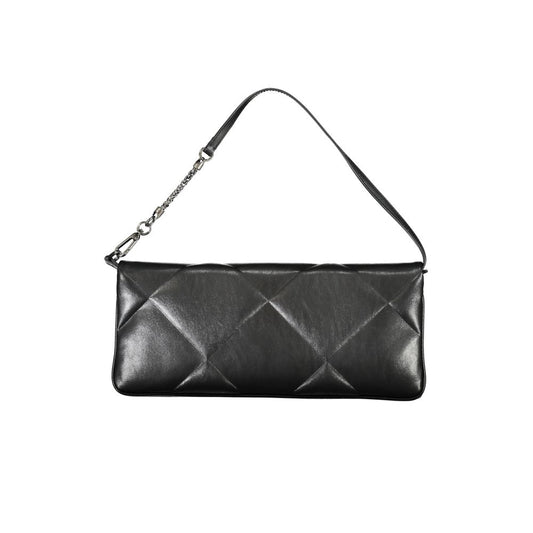 Чанта Calvin Klein, черна, полиестерна, дамска