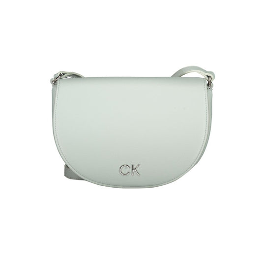 Calvin Klein Дамска чанта от черен полиуретан