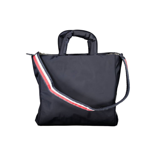 Дамска чанта Tommy Hilfiger, синя, полиестер