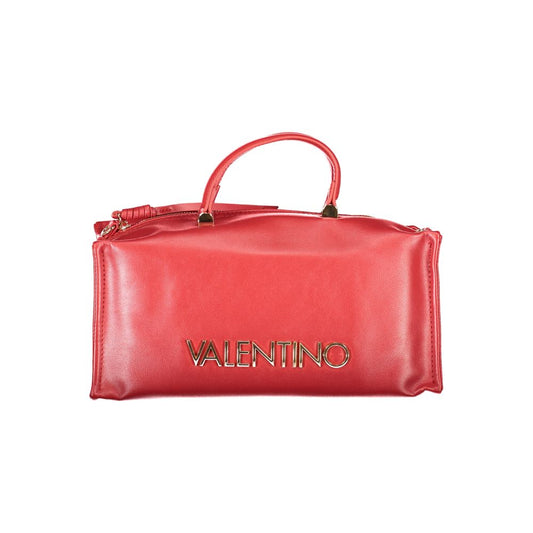 Mario Valentino Rosso Poliuretano Womens Bag with Handles and Shoulder Strap