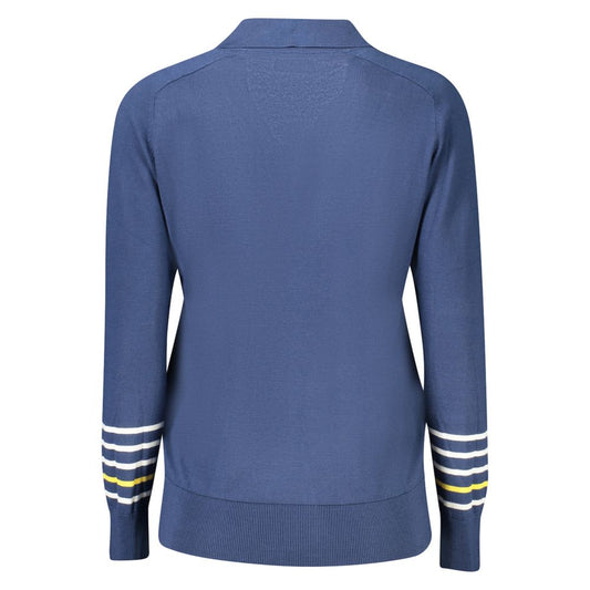 North Sails Blue Viscose Women Sweater