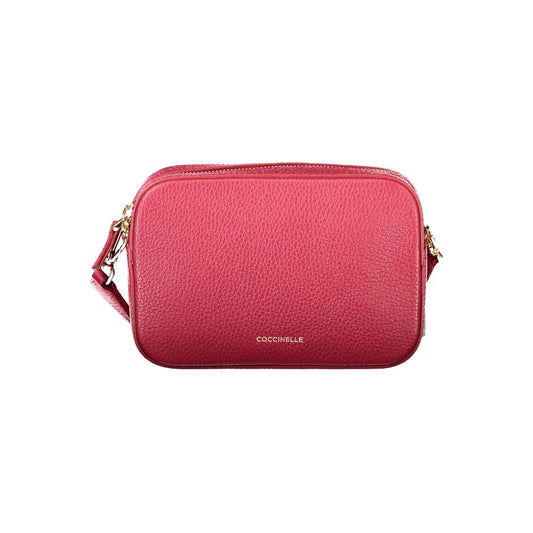 Дамска кожена чанта Coccinelle Rosso