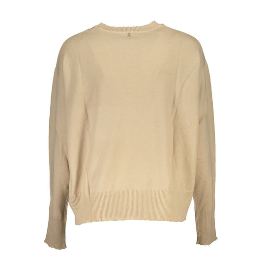 Patrizia Pepe Beige Tessuto Womens Sweater
