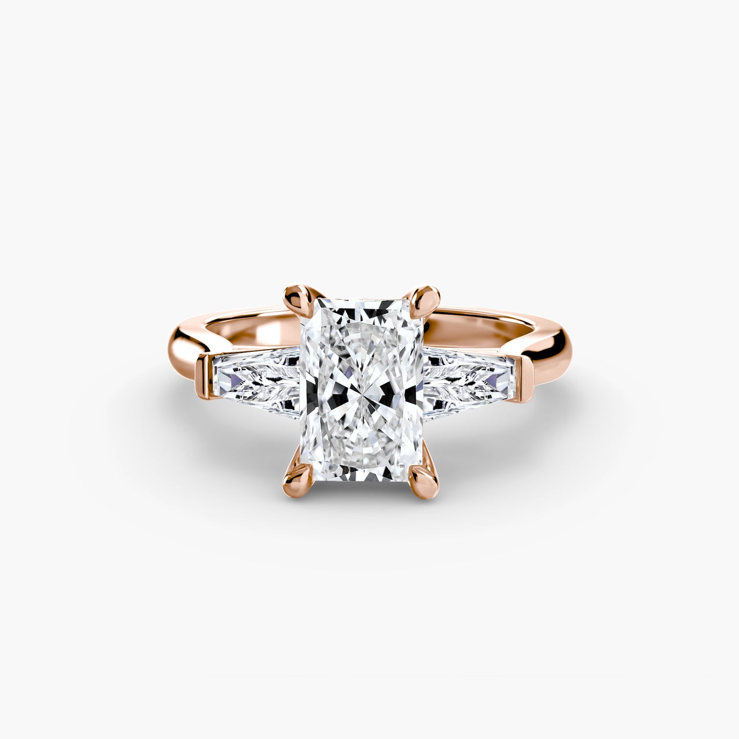 Three-Stone Ring Baguette Side Stones 2