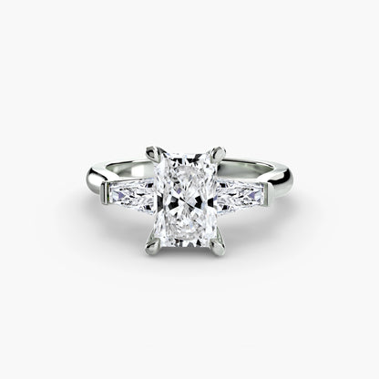 Three-Stone Ring Baguette Side Stones 2