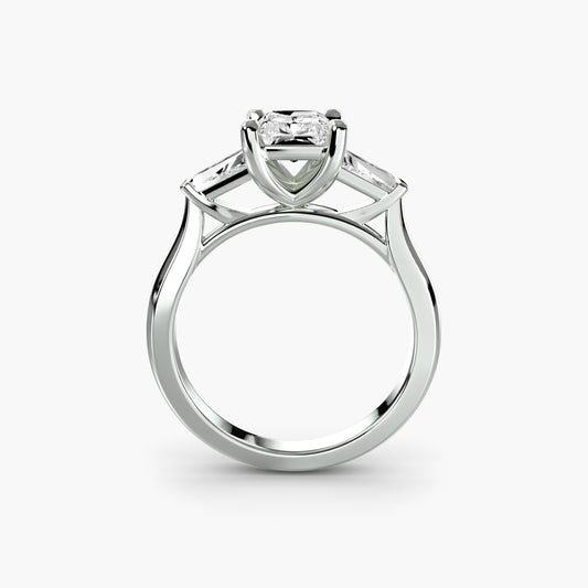Three-Stone Ring Baguette Side Stones 2