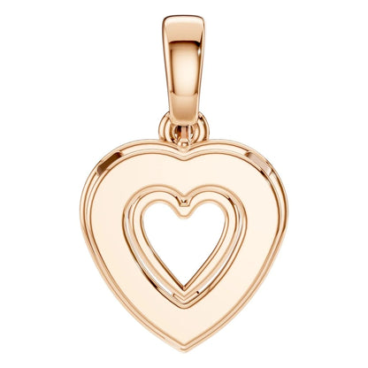 Pendant Accented Halo Heart