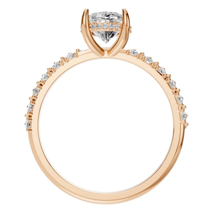 Ring Accented Hidden Halo Oval 2