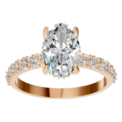 Ring Accented Hidden Halo Oval 2