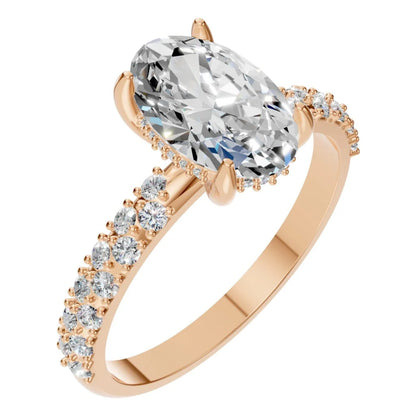 Ring Accented Hidden Halo Oval 2