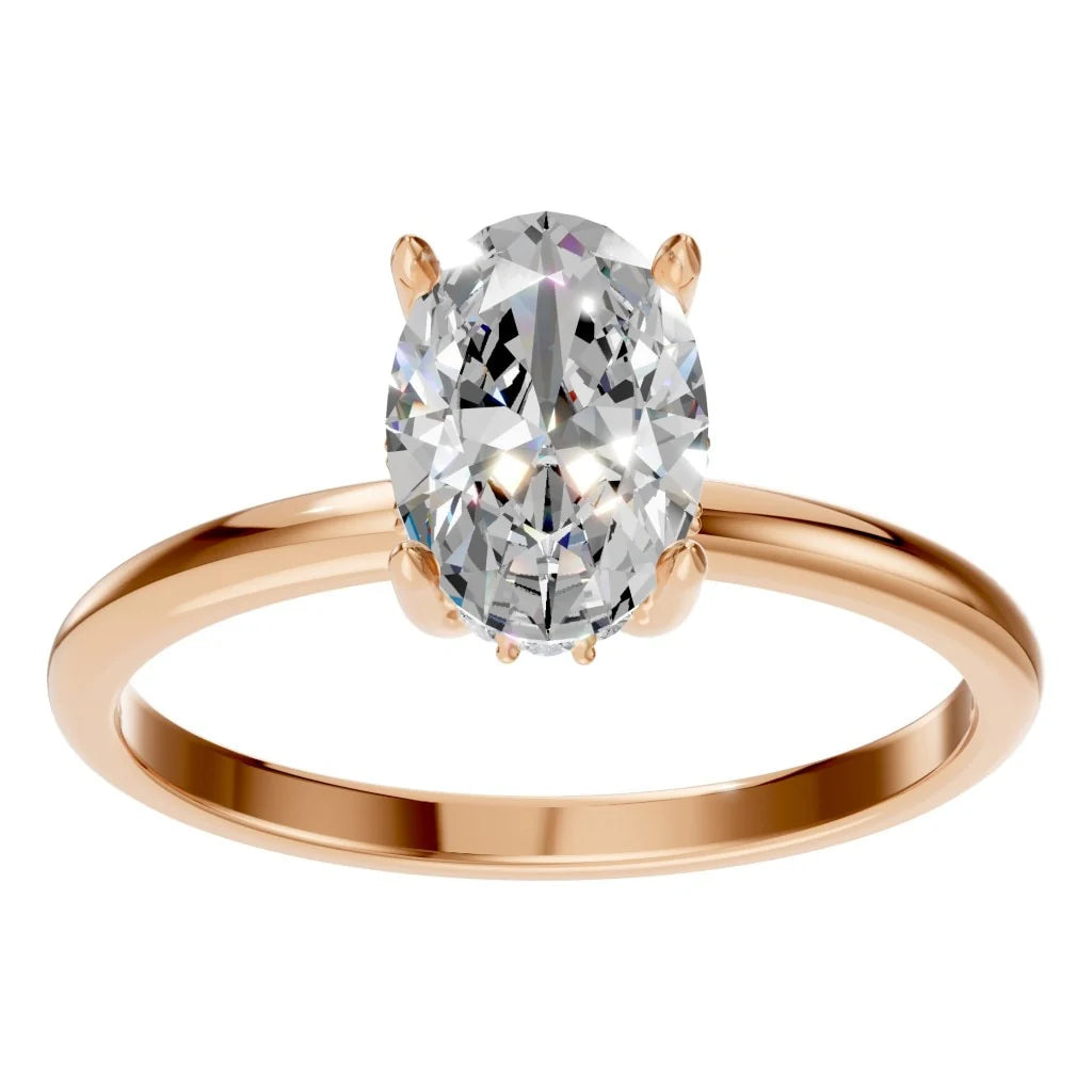 Ring Hidden Halo Oval 2