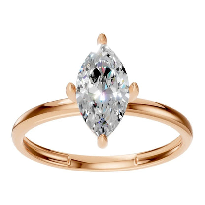 Ring Solitaire Marquise