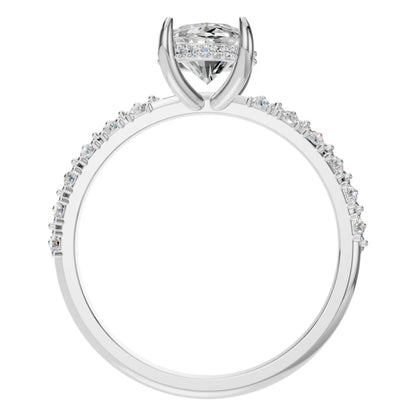 Ring Accented Hidden Halo Oval 2
