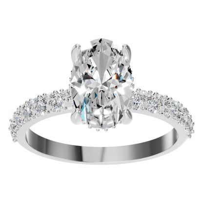 Ring Accented Hidden Halo Oval 2