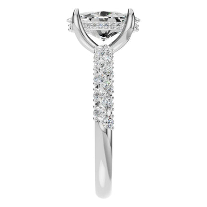 Ring Accented Hidden Halo Oval 2
