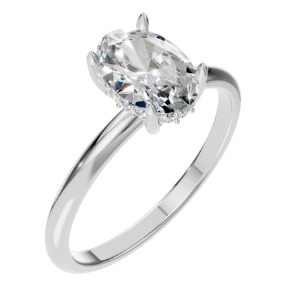 Ring Hidden Halo Oval 2