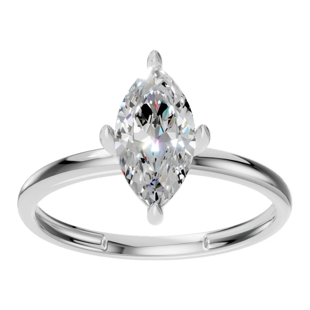Ring Solitaire Marquise