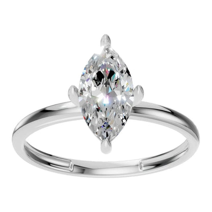 Ring Solitaire Marquise
