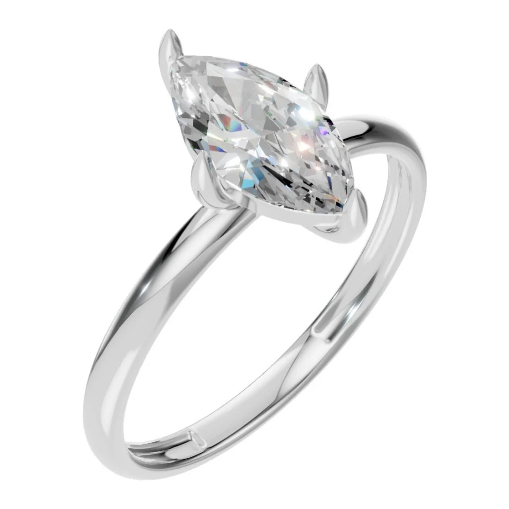 Ring Solitaire Marquise