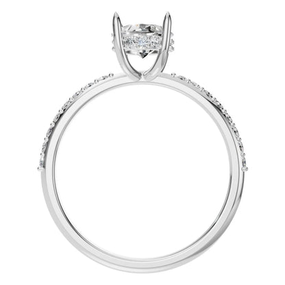 Ring Accented Hidden Halo Oval