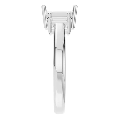 Ring Three Stone Emerald 2