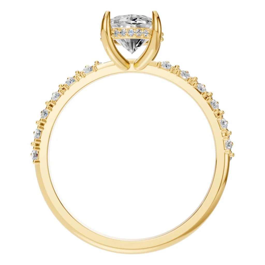 Ring Accented Hidden Halo Oval 2
